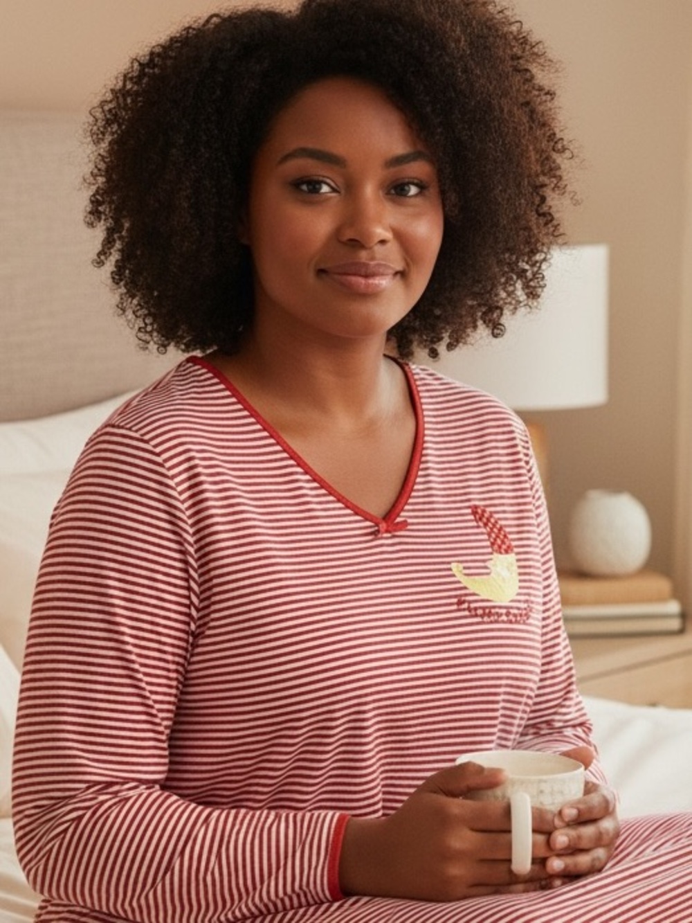 Comfy striped nightgown size L / XL 14 16 18